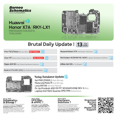 Daily Borneo Schematics: Huawei Honor X7A Daily Borneo Schematics: Huawei Honor X7A