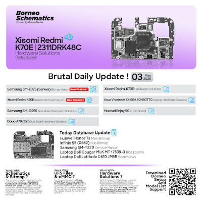 Daily Borneo Schematics: Xiaomi Redmi K70E Daily Borneo Schematics: Xiaomi Redmi K70E