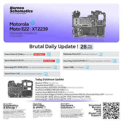 Daily Borneo Schematics: Motorola Moto E22 Daily Borneo Schematics: Motorola Moto E22