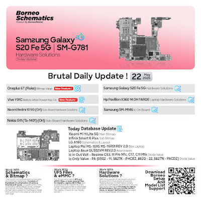 Daily Borneo Schematics: Samsung Galaxy S20 Fe 5G Daily Borneo Schematics: Samsung Galaxy S20 Fe 5G